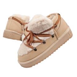 D.Franklin Damen-Winterschuhe [DFSH370011-BEIG], Beige.