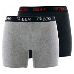 Kappa Herren-Boxershorts [351K1JW ADK] 2 PACK, grau.