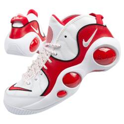 Nike Air Zoom Herren-Sportschuhe [DX1165 100], Weiß, Rot.