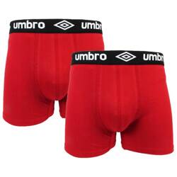 Umbro Herren-Boxershorts [UMUM0197 936] 2er-Pack, rot.