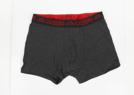 Kappa Herren-Boxershorts [351K1JW ADK] 2 PACK, grau.