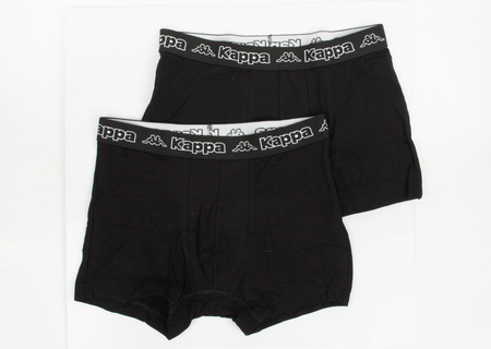 Kappa Herren-Boxershorts [351K1JW AEB] 2 PACK, schwarz.