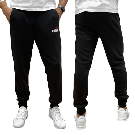 Puma Ess Logo Herren Jogginghose [586768 95], Schwarz.