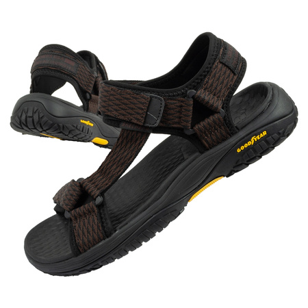 Skechers Herren-Sportsandalen [204351/BRN], Schwarz.