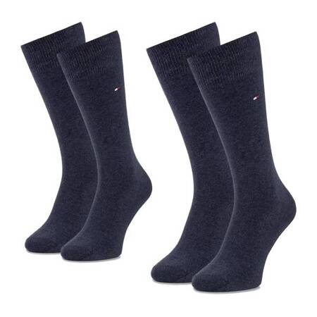 Tommy Hilfiger Herrensocken [371111 356] 2 PACK, Marineblau.