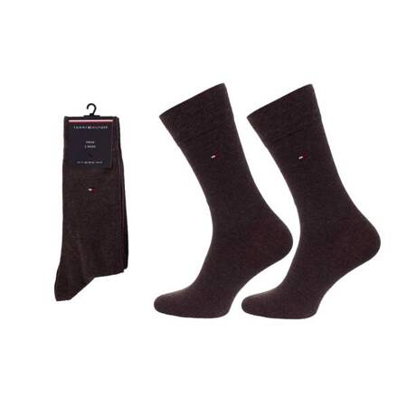 Tommy Hilfiger Herrensocken [371111 778] 2 PACK, braun.