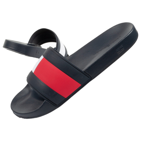 Tommy Hilfiger Sport-Flip-Flops [FM04236DW5], Marineblau.