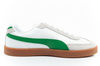 Puma Club II Era Herren-Sneaker, Leder, Weiß, Grau, Grün