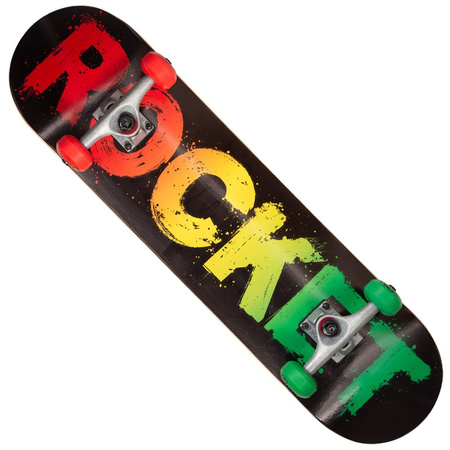 Rocket Rasta Fade 8" Skateboard [RKT-COM-1535], mehrfarbig.