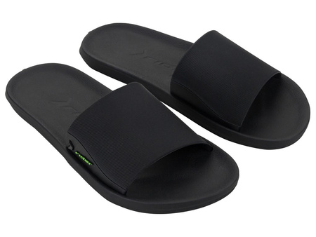 Rider Herren-Flip-Flops mit sportlichem Design, bequeme schwarze Hausschuhe