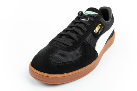 Puma Super Team Og Herrenschuhe Sneakers Leder atmungsaktiv schwarz [390424 08]