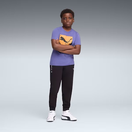 Puma BMW MMS Kinder-Jogginghose, Schwarz, Bequem, Sportlich