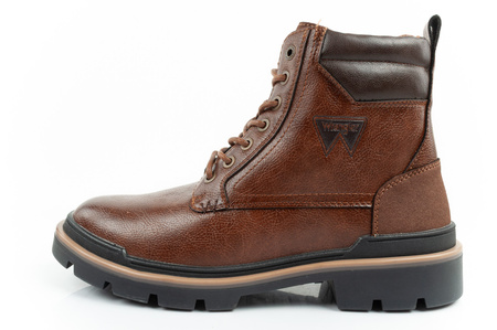 Wrangler Nevada Herren Chelsea Boots, Elegante, modische Schnürstiefel, Braun