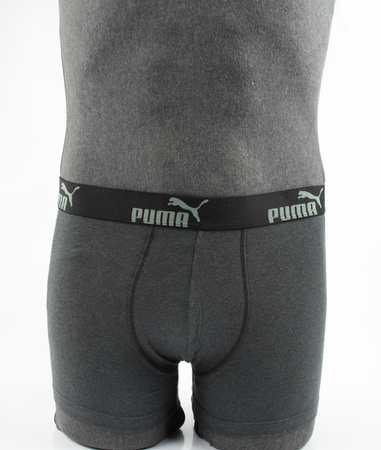 Puma Herren-Boxershorts, 9er-Pack, Schwarz, Grau, Khaki, Komfortable Baumwolle