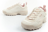 Fila Disruptor Damen-Sportschuhe, Sneaker, Modisch, Bequem, Beige