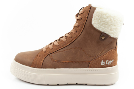 Lee Cooper Damen-Winterstiefel, leichte, gefütterte Stiefeletten aus Lammfell