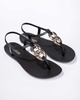 Ipanema Sandal Class Damen-Flip-Flops in modischem Schwarz mit Gold
