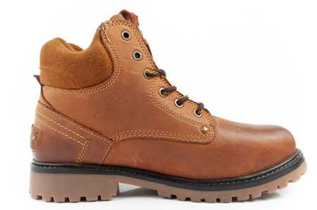 Wrangler Yuma Herren Chelsea Boots, elegante Lederstiefeletten, Braun, Weiß