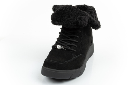 Scholl Stelvio Damen Sportschuhe, Stiefeletten [F302321004] isoliert, schwarz.