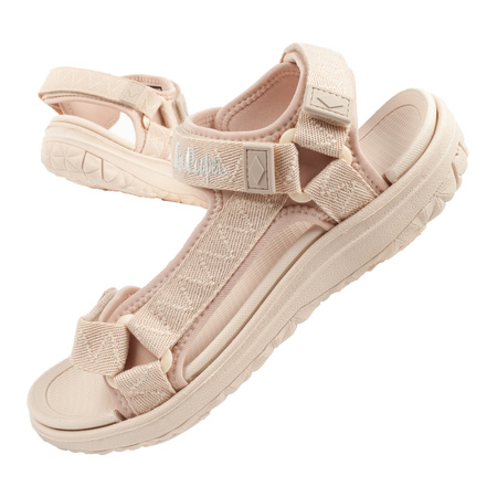 Lee Cooper Damen Klettsandalen Sommer Beige [LCW-25-34-3560L]