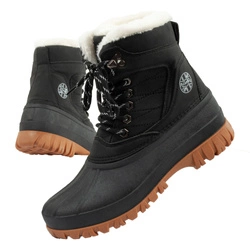 Lee Cooper Damen-Winterschneestiefel mit Schaffell [LCJ-24-44-2868L], schwarz.