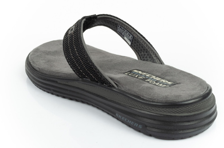 Skechers Proven Herren-Flip-Flops [204577 BLK], schwarz.