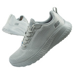 Skechers Bobs Squad Chaos Damen-Sneaker, leicht, modisch, Grau