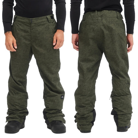 O'neill Hammered Herren-Winterhose [2550020-36018] Snowboard-Ski 10K, grün.