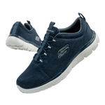 Skechers Summits-Louvin Herren-Sportschuhe [232186/NVY] SLIP-ON, Marineblau.