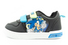 Leomil Sonic Leichte Kinder-Sneaker mit Klettverschluss, Schwarz