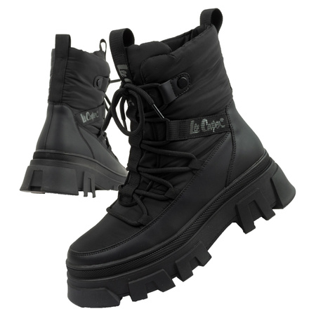 Lee Cooper Damen-Schneestiefel [LCJ-24-47-3144L], schwarz.