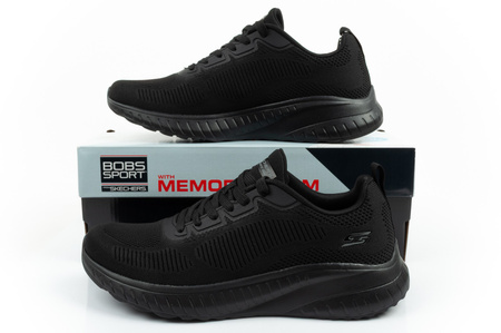 Skechers Bobs Squad Chaos Herren-Sneaker, leicht, schwarz