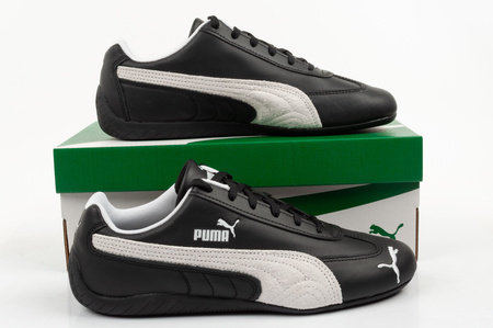 Puma Speedcat Herren-Sneaker aus schwarzem Leder