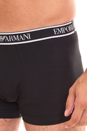 Emporio Armani Herren-Boxershorts [111357 4R717 21320] 3er-Pack Baumwolle, schwarz.