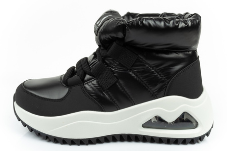 Skechers Uno Damen Winter-Schneestiefel [177559/BLK], schwarz.