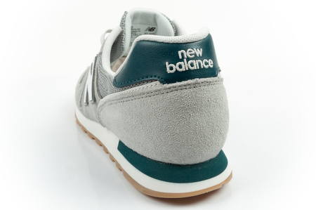 New Balance 373 Herren-Sneaker, Modisches graues Leder, Graugrün