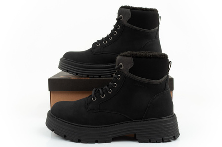 O'Neill Damen Winter-Wanderstiefel, gefütterte Stiefeletten, modisches Schwarz