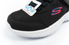 Skechers Bounder Kinder-Sportschuhe mit Klettverschluss, leicht, modisch, schwarz
