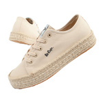 Lee Cooper Damen Espadrille Sneaker [LCW-25-44-3215L] Plateau, beige.