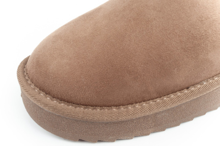 D. Franklin Damen-Winterstiefel, modische, pelzgefütterte, isolierte Stiefeletten in Braun