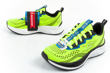 Skechers Elite Sport-Push-Pace [403951L/YLBK] Kinder-Sportschuhe, Grün.