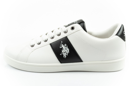U.S. Polo Assn. Herren-Sneaker, modisch, weiß, bequem