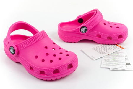 Crocs Classic Clog T Kinderclogs-Sandalen, rosa, bequem, modisch