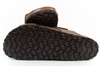 Bio Bio Herren-Flip-Flops, vorgeformte Zehentrenner, Naturleder, Braun