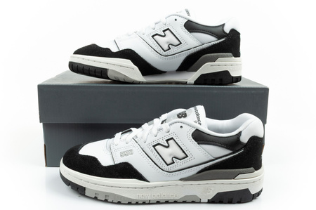 New Balance 550 Kinder-Sportschuhe, Leder-Sneaker, modisch, Schwarz-Weiß