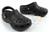 Crocs Klassische Plateau-Clog-Sandalen für Damen und Herren, Schwarz, Unisex, modisch