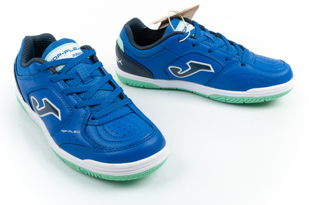 Joma Top Flex 2604 Fußballschuhe für Kinder, für die Halle, blau