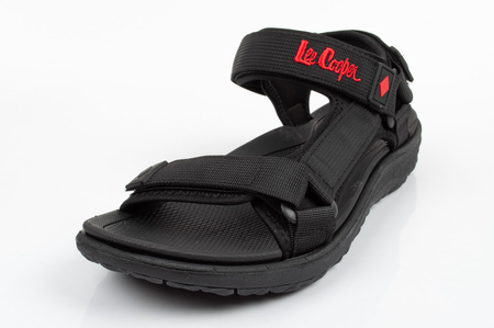 Lee Cooper Damensandalen [LCW-24-34-2615L], schwarz.