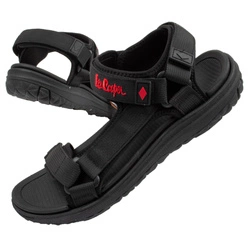 Lee Cooper Herrensandalen [LCW-34-2620M], schwarz.