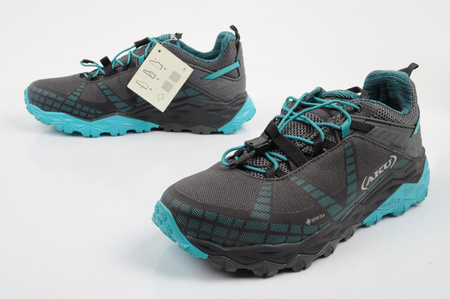 Aku Flyrock Gore-Tex Wanderschuhe für Damen, Strapazierfähig Grau-Blau